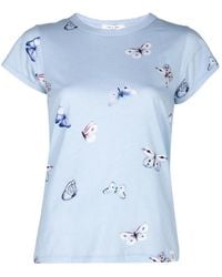 Rag & Bone - T-Shirt À Imprimé Graphique - Lyst