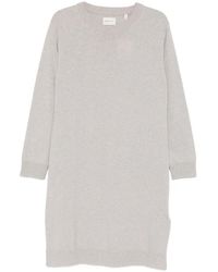 GANT - Crew-Neck Midi Dress - Lyst