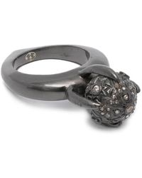 KUNDO - Ring Verfraaid Met Diamant - Lyst