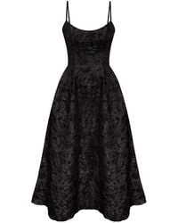 POST MERIDIEM - Jacquard Midi Dress - Lyst