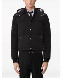 Thom Browne - Poly Tech Down-Filled Bomber Jacket With Armbands - Lyst