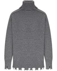 The Seafarer - Distressed Turtleneck Sweater - Lyst