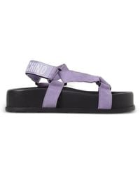 Moschino - Sandalen Mit Klettverschluss - Lyst