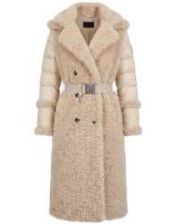 Rudsak - Noelle Faux-Fur Quilted-Panel Coat - Lyst
