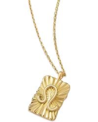 David Webb - Collana Con Pendente Leo Zodiac - Lyst