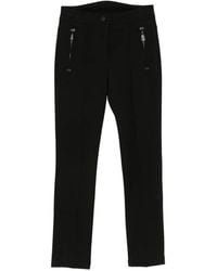 Moncler - Pantaloni Con Applicazione Logo - Lyst