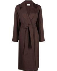 P.A.R.O.S.H. - Double-Breasted Trench Coat - Lyst