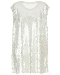 Norma Kamali - Boyfriend Sequin Top - Lyst