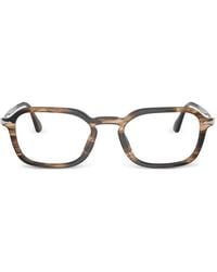 Persol - Geometric-Frame Glasses - Lyst