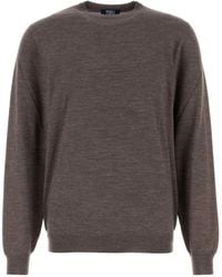 Fedeli - Pullover Mit Rundem Ausschnitt - Lyst