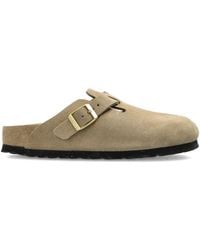 Birkenstock - Boston Bs Suede Mules - Lyst