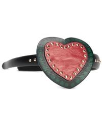 Red(V) - Studded Heart Headband - Lyst