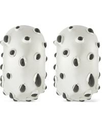 Courreges - Melierte Infinity Ohrringe - Lyst