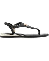 Mexx - Logo-Plaque Buckle-Fastening Sandals - Lyst