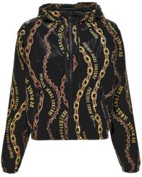 Versace Jeans Couture - Hoodie Chain Couture À Fermeture Zippée - Lyst
