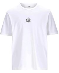 C.P. Company - Logo Print T Shirt - Lyst