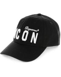 DSquared² - Icon Logo-Embroidered Baseball Cap - Lyst