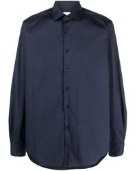 Xacus - Long-sleeve Cotton-blend Shirt - Lyst