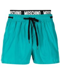 Moschino - Shorts Met Logoband - Lyst