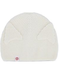Charles Jeffrey - Ribbed-Knit Ear-Detail Beanie Hat - Lyst