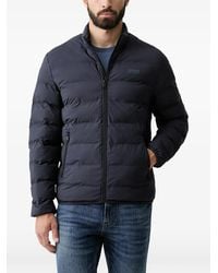 Guess - Padded Logo-Print Jacket - Lyst