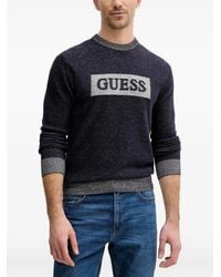 Guess - Pullover Mit Logo - Lyst
