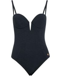 Versace - Barocco-jacquard Swimsuit - Lyst