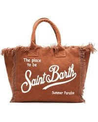 MC2 Saint Barth - Vanity Logo-Print Tote Bag - Lyst