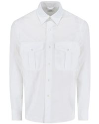 Aspesi - Button-Down Chest-Pockets Shirt - Lyst