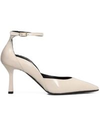 The Seller - Pointed-Toe Ankle-Strap Heeled Pumps - Lyst