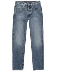 Fortela - Jean À Coupe Cinq Poches Délavé - Lyst