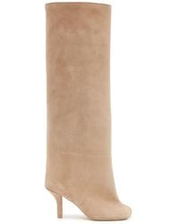 MM6 by Maison Margiela - Anotomic Slip-On Suede Boots - Lyst