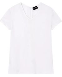Giorgio Armani - V-Neck T-Shirt - Lyst