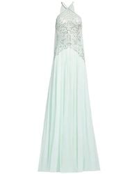 Elie Saab - Halter-Neck Maxi Dress - Lyst