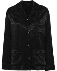 Just Cavalli - Logo-Jacquard Shirt - Lyst