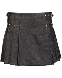 DURAZZI MILANO - Studded Buckle Kilt - Lyst
