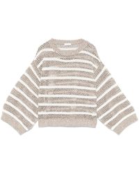 Brunello Cucinelli - ストライプ セーター - Lyst
