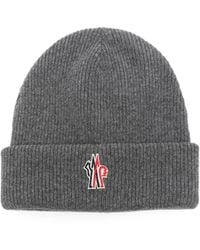 Moncler - Wool Beanie Hat - Lyst