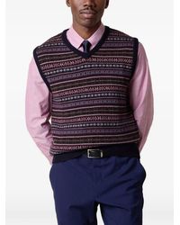 Brooks Brothers - Fair Isle Jacquard Vest - Lyst