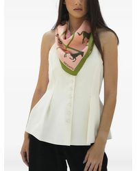 Neightiv - Galloping Hoofbeats Silk Scarf - Lyst