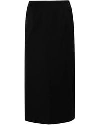 Simone Rocha - Falda midi con detalle de solapa - Lyst