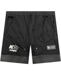 Amiri - Logo-Print Mesh Basketball Shorts - Lyst