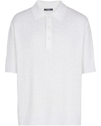 Balmain - Pb-Monogram Polo Shirt - Lyst