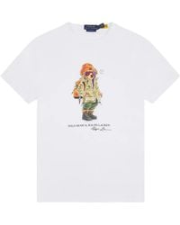 Polo Ralph Lauren - T-Shirt Polo Bear À Imprimé Graphique - Lyst