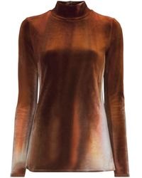 Proenza Schouler - Ice Dyed Velvet Top - Lyst