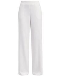 Patrizia Pepe - Palazzo Crêpe Trousers - Lyst