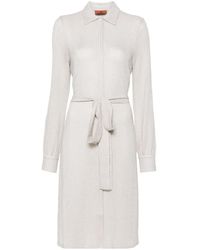 Missoni - Vestido Camisero Con Cinturón - Lyst