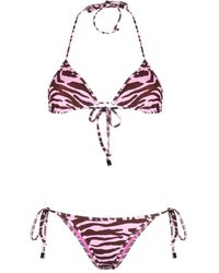 The Attico - Bikini mit Zebra-Print - Lyst