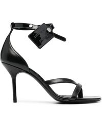 Off-White c/o Virgil Abloh - Zip Tie Leather Sandals - Lyst