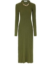 Rabanne - Robe En Laine À Coupe Longue - Lyst